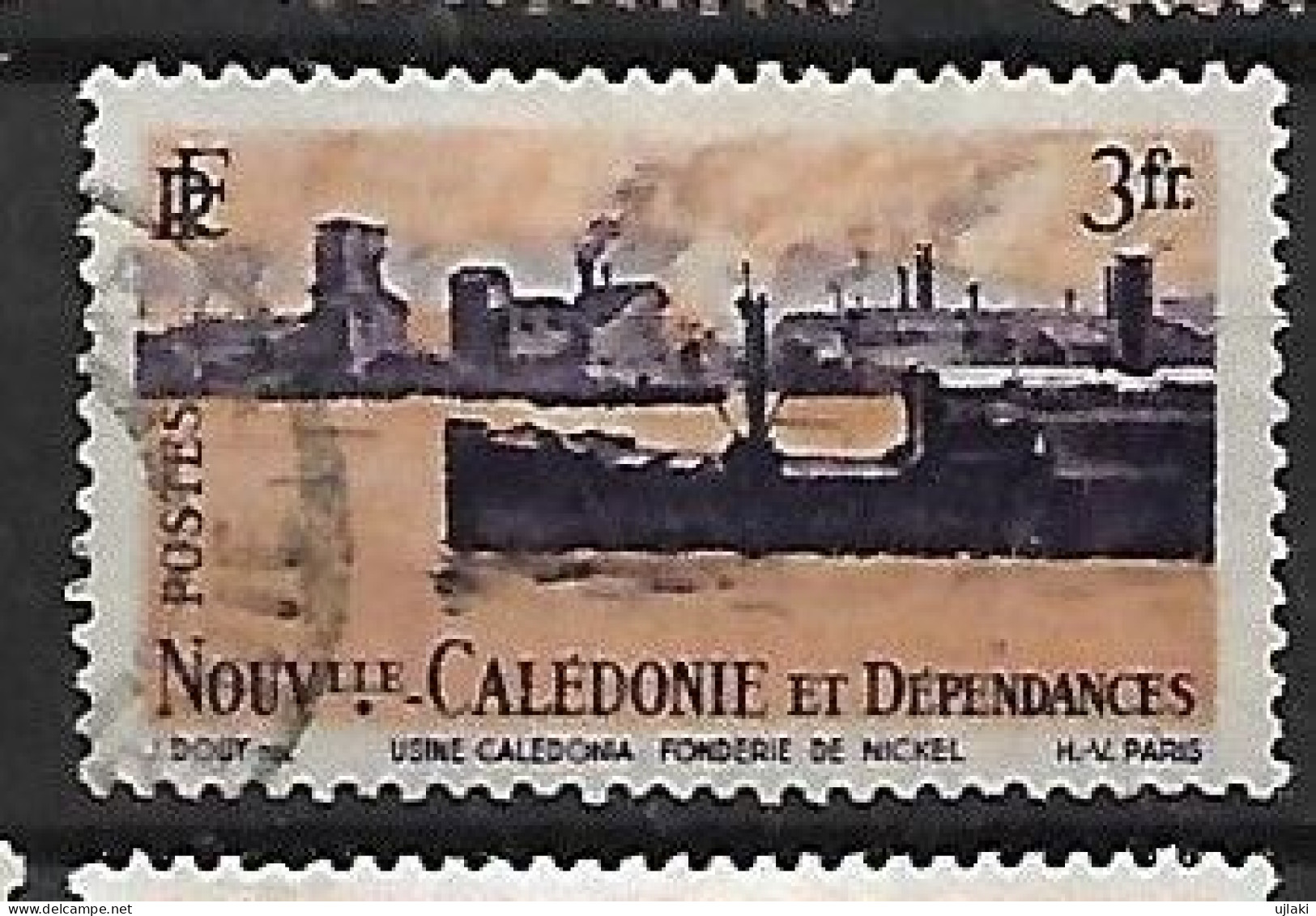 NOUVELLE CALEDONIE: Série Courante: Fonderie De Nickel   N°270  Année:1948. - Gebruikt