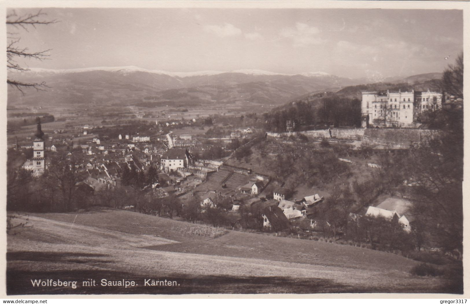 E1216) WOLFSBERG Mit Saualpe - Kärnten - Schöne Sehr Alte FOTO AK 1930 - Wolfsberg