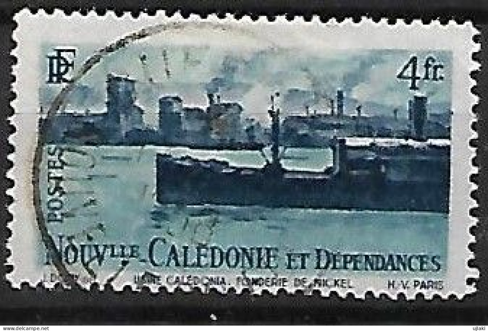 NOUVELLE CALEDONIE: Série Courante: Fonderie De Nickel   N°271  Année:1948. - Used Stamps