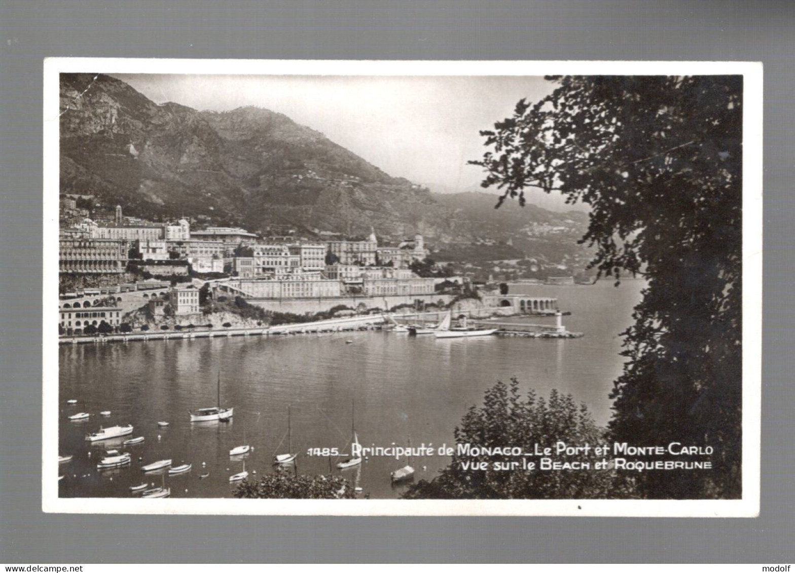 CPA - Principauté De Monaco - Le Port Et Monte Carlo - Vue Sur Le Beach Et Roquebrune - NC - Port