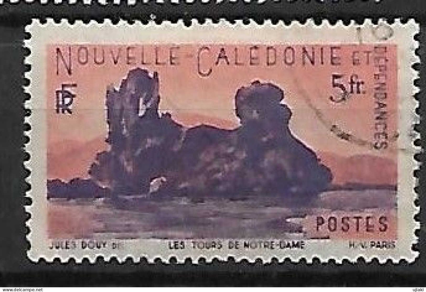 NOUVELLE CALEDONIE: Série Courante: Les Tours De Notre Dame  N°272  Année:1948. - Used Stamps
