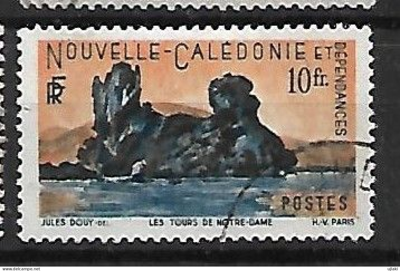 NOUVELLE CALEDONIE: Série Courante: Les Tours De Notre Dame  N°274  Année:1948. - Usados