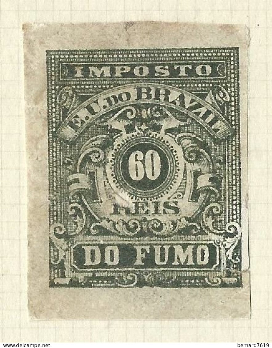 Timbres Taxe   Bresil  -  Brazil  -   Cigarettes -  Do Fumo 60 Reis - Postage Due