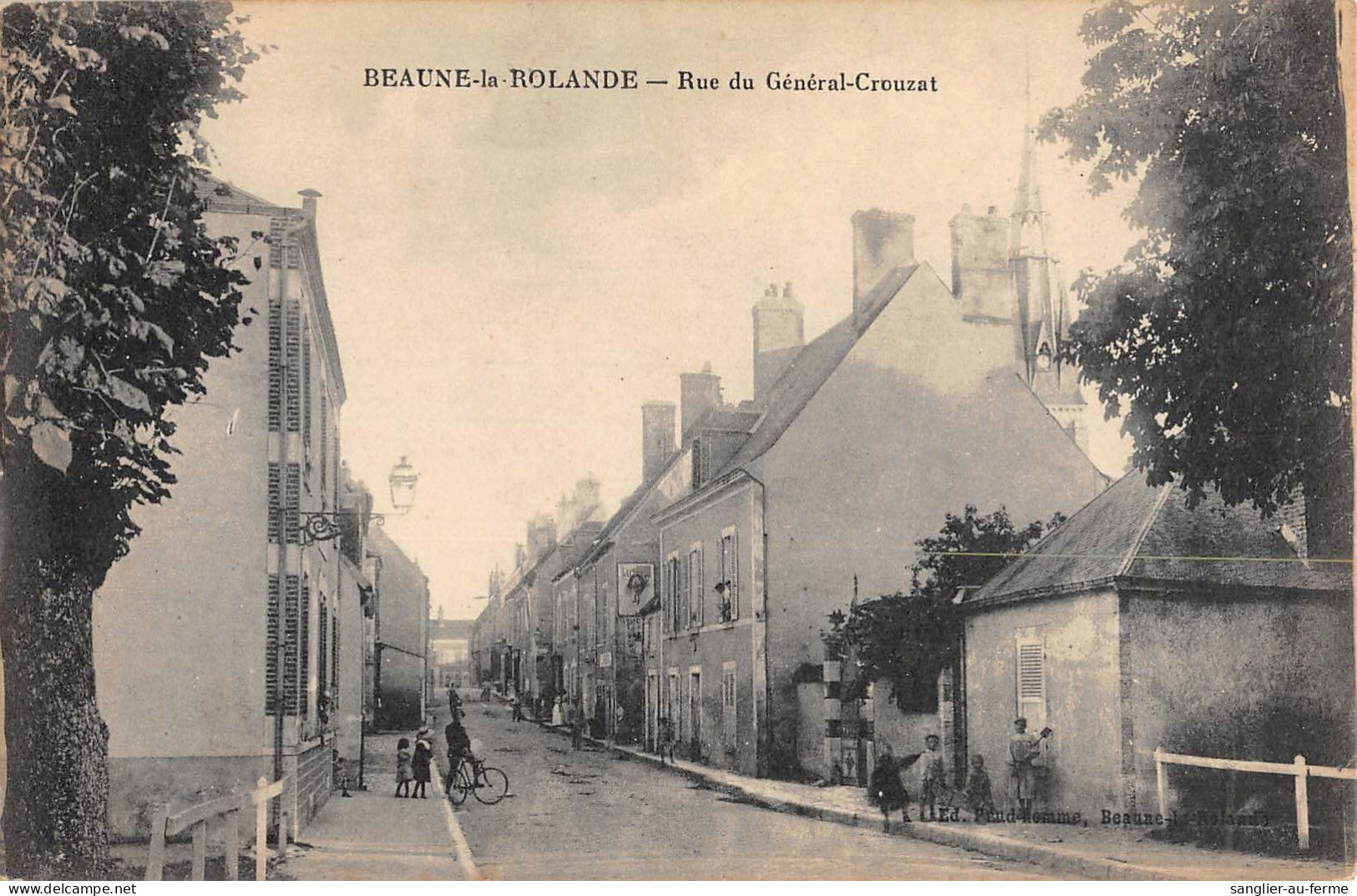 CPA 45 BEAUNE LA ROLANDE / RUE DU GENERAL CROUZAT - Altri & Non Classificati