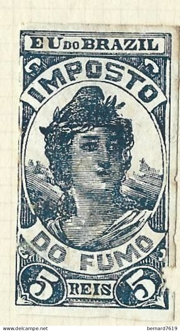 Timbres Taxe   Bresil  -  Brazil  -   Cigarettes - Imposto - Do Fumo  - 5 Reis - Postage Due