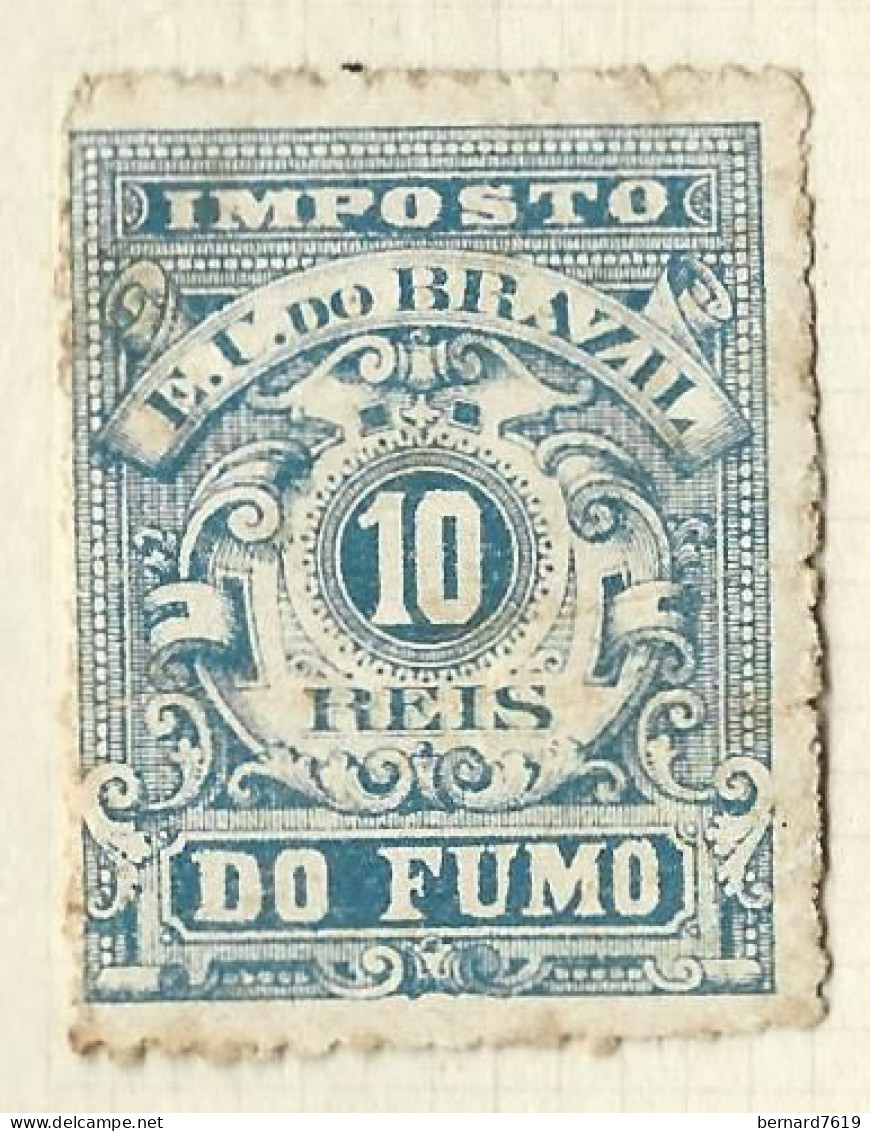 Timbres Taxe   Bresil  -  Brazil  -   Cigarettes   - Do Fumo  -  10 Reis - Postage Due