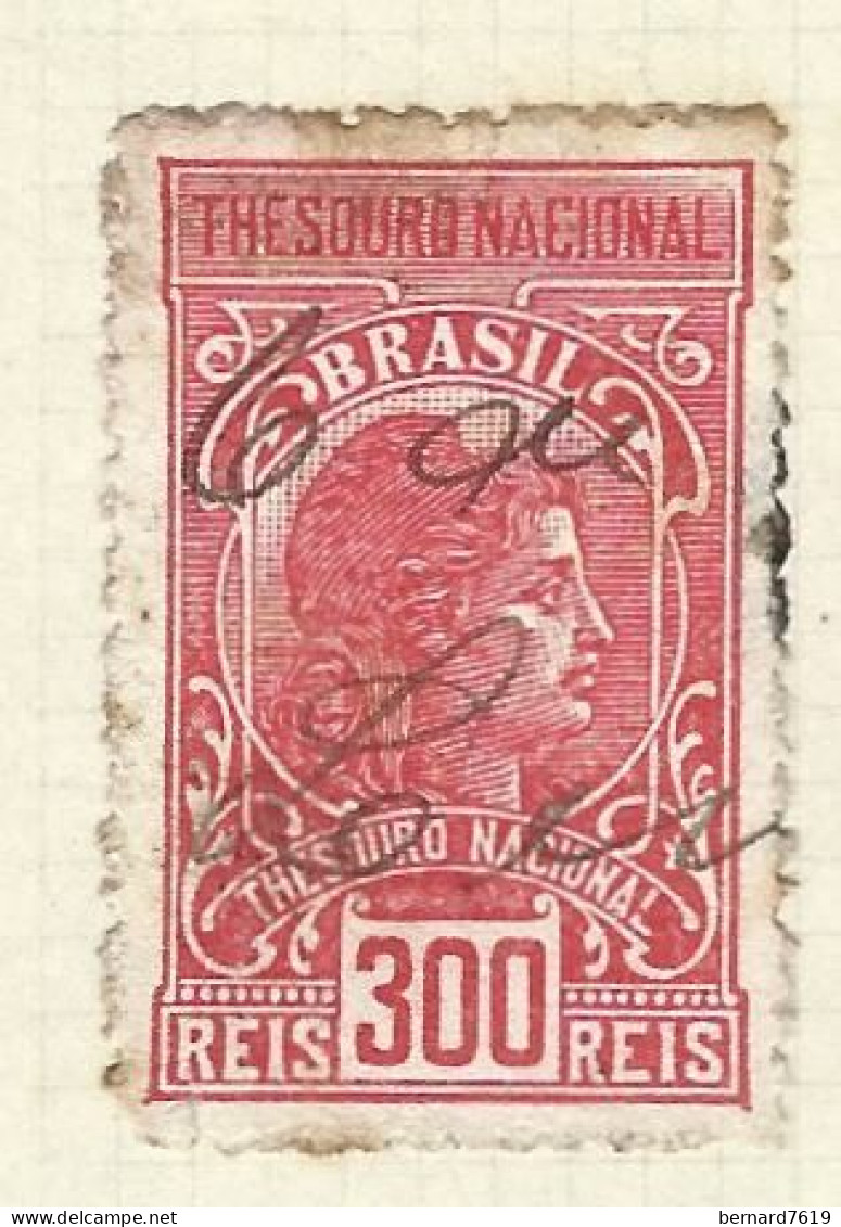 Timbres Taxe   Bresil  -  Brazil  -   Cigarettes   -  -  300 Reis - Portomarken