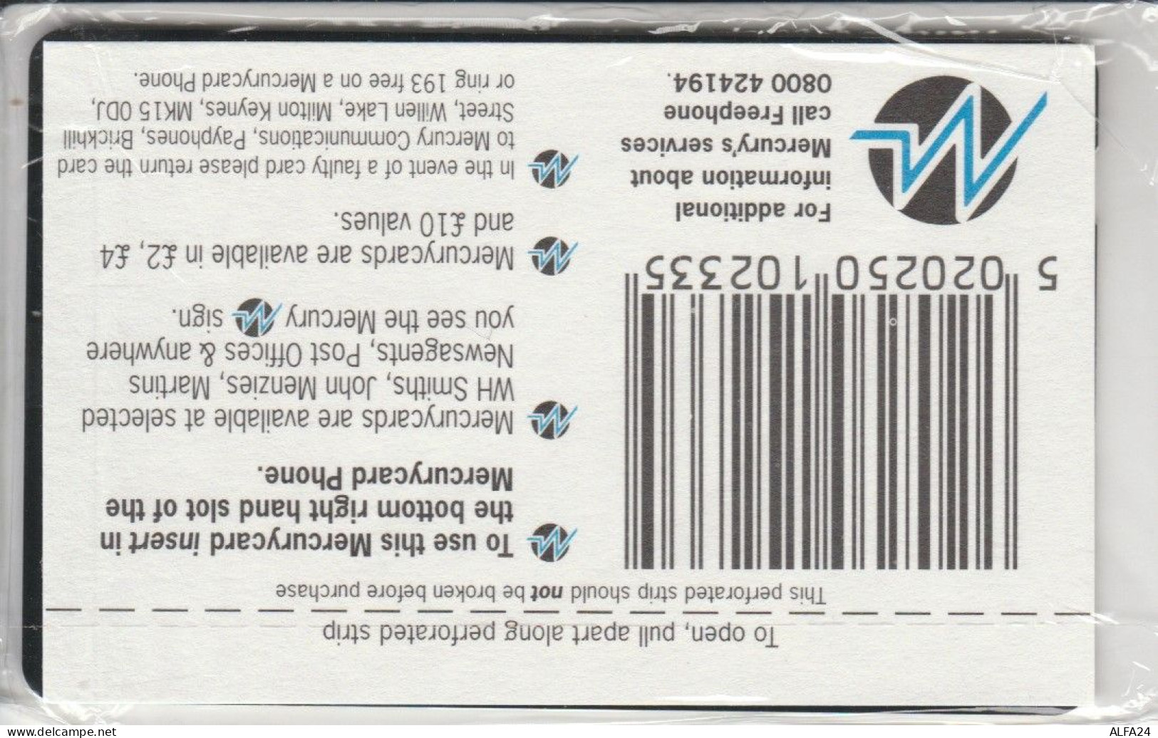 PHONE CARD REGNO UNITO MERCURY New In Bliste (E83.21.1 - [ 4] Mercury Communications & Paytelco