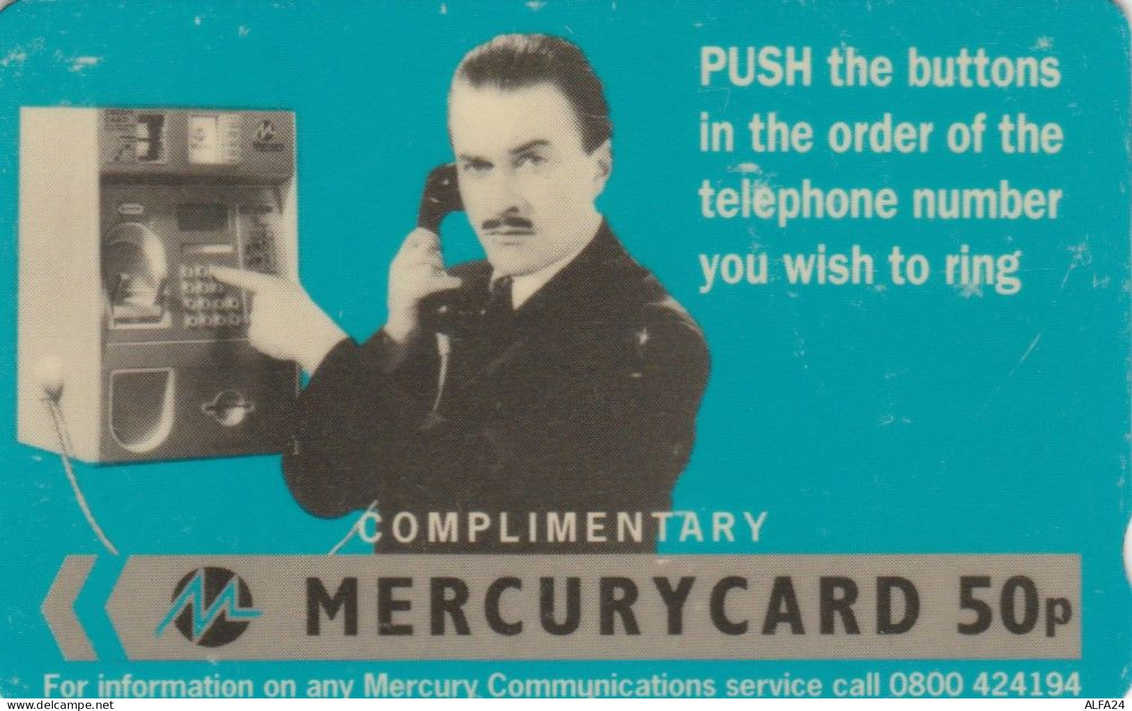 PHONE CARD REGNO UNITO MERCURY (E83.15.8 - Mercury Communications & Paytelco