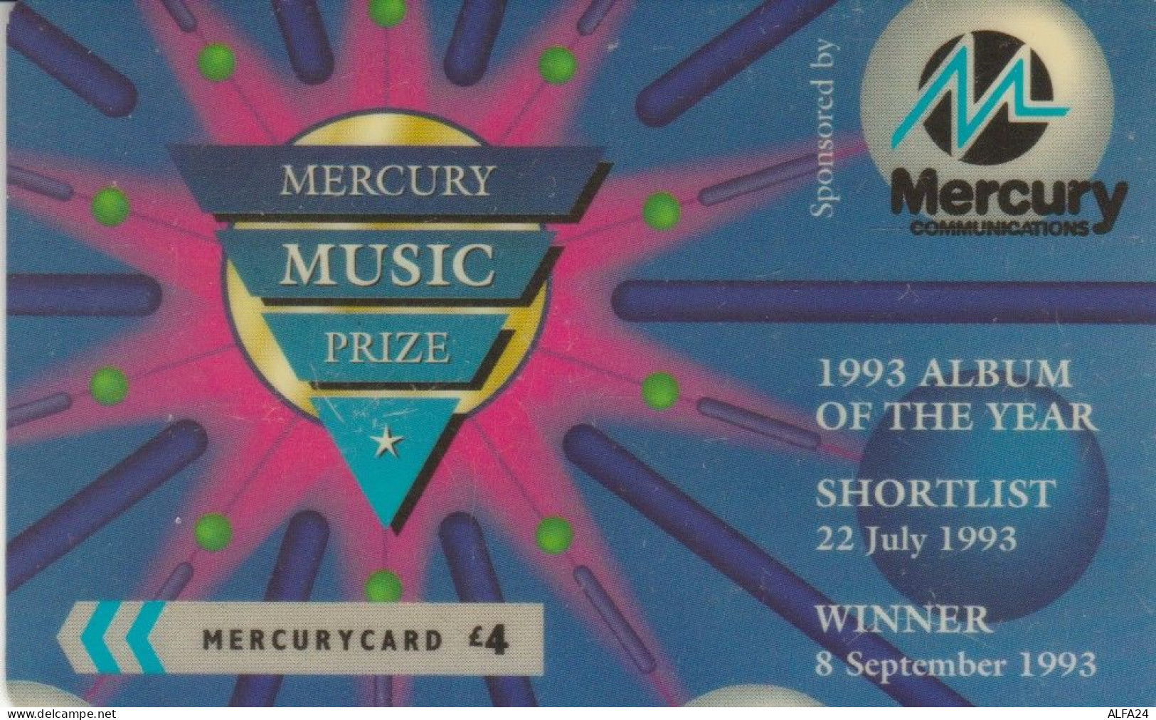 PHONE CARD REGNO UNITO MERCURY (E83.13.2 - Mercury Communications & Paytelco