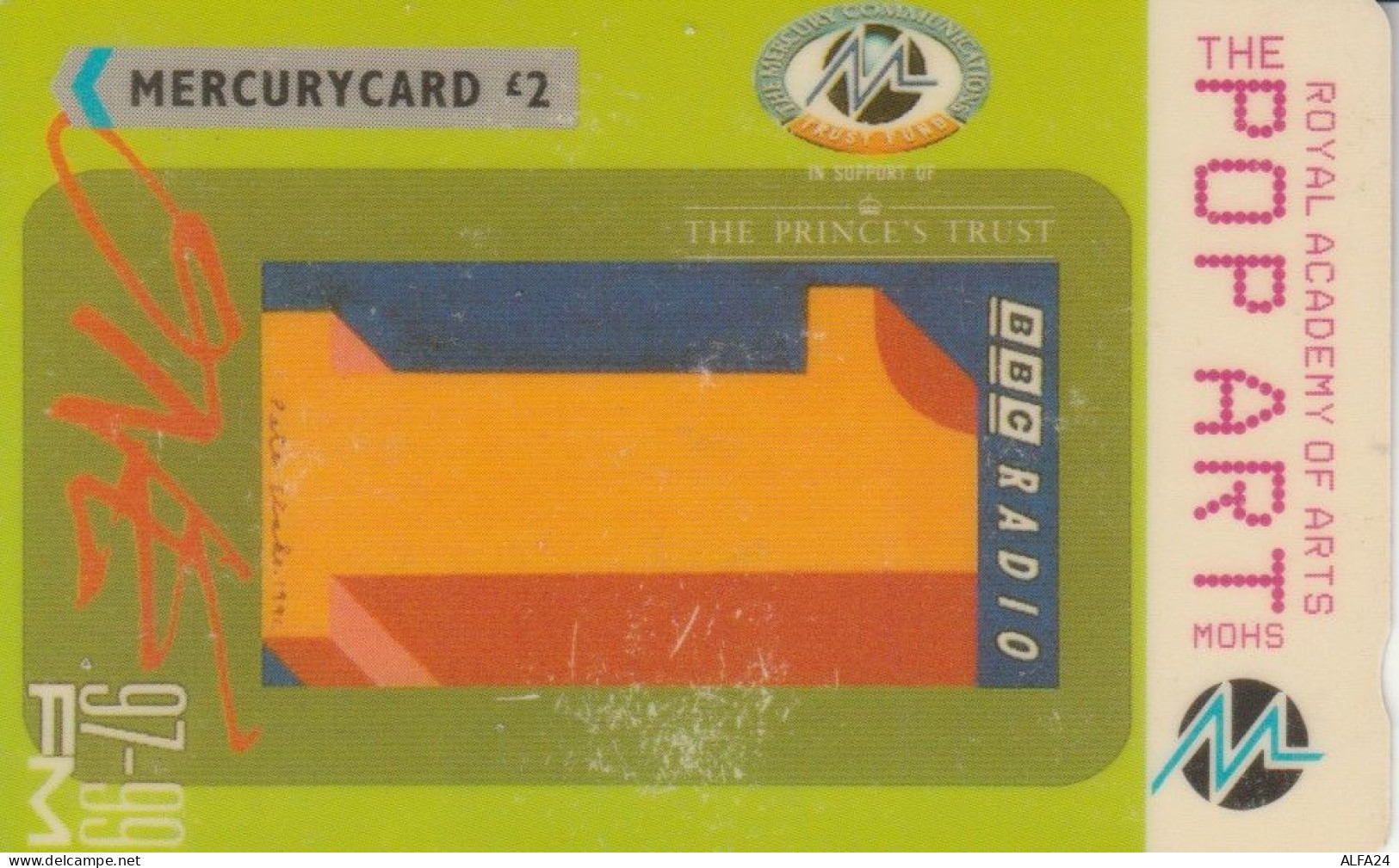PHONE CARD REGNO UNITO MERCURY (E83.13.1 - Mercury Communications & Paytelco