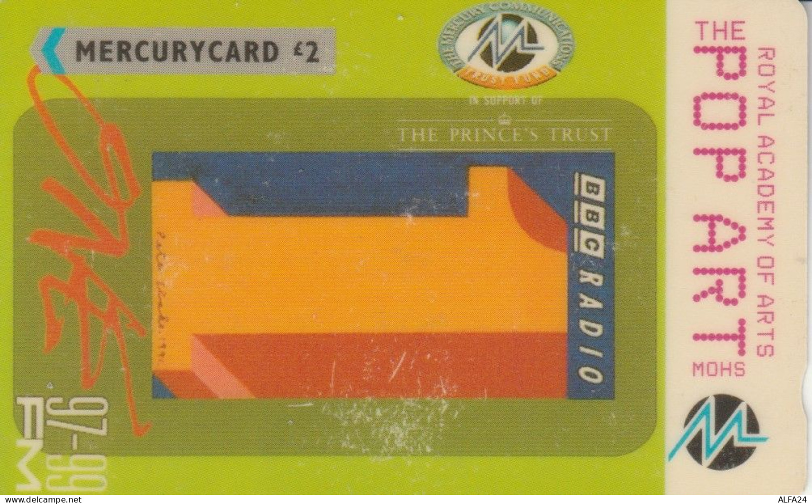 PHONE CARD REGNO UNITO MERCURY (E83.13.1 - [ 4] Mercury Communications & Paytelco