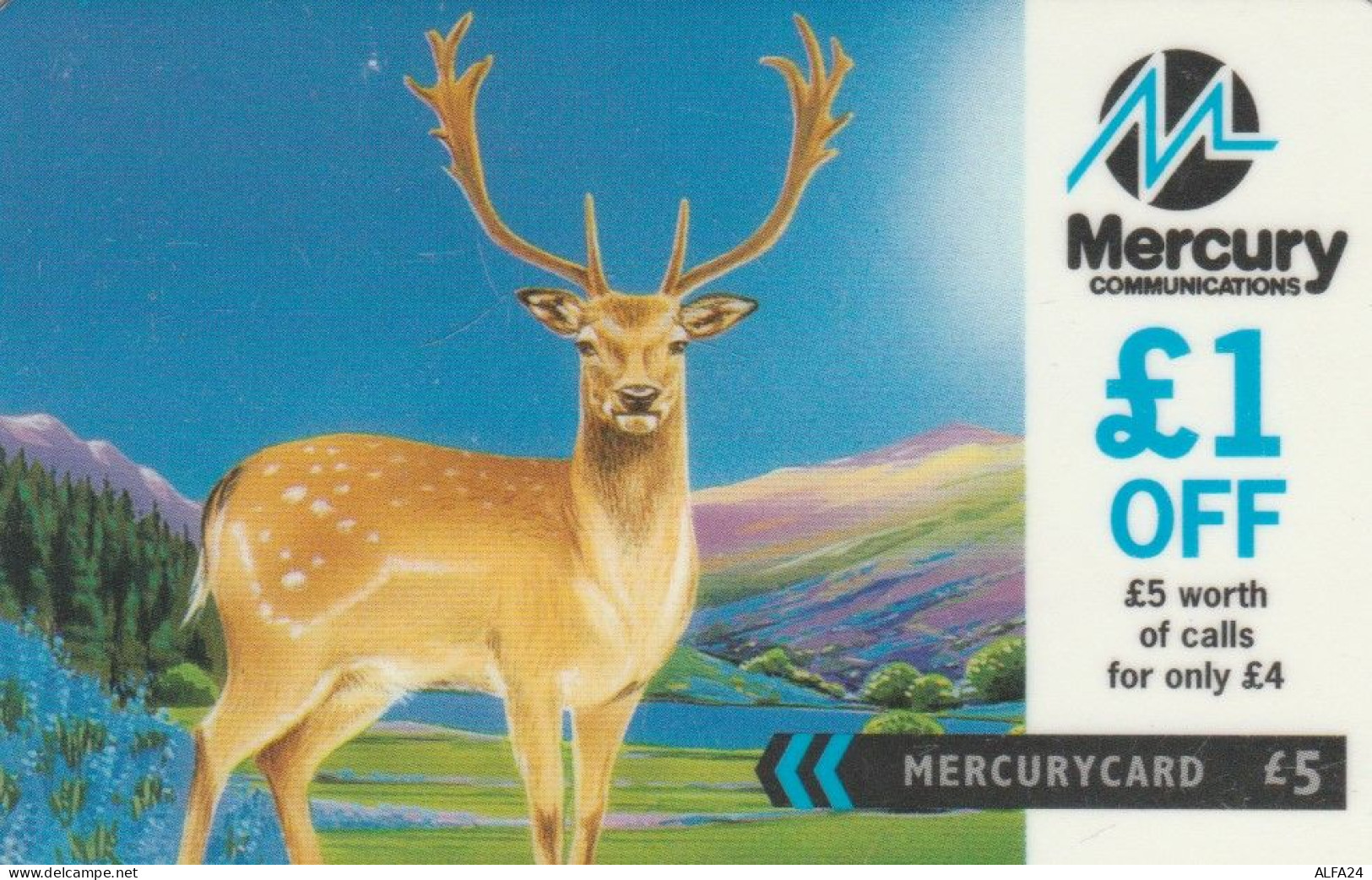 PHONE CARD REGNO UNITO MERCURY (E83.12.7 - Mercury Communications & Paytelco