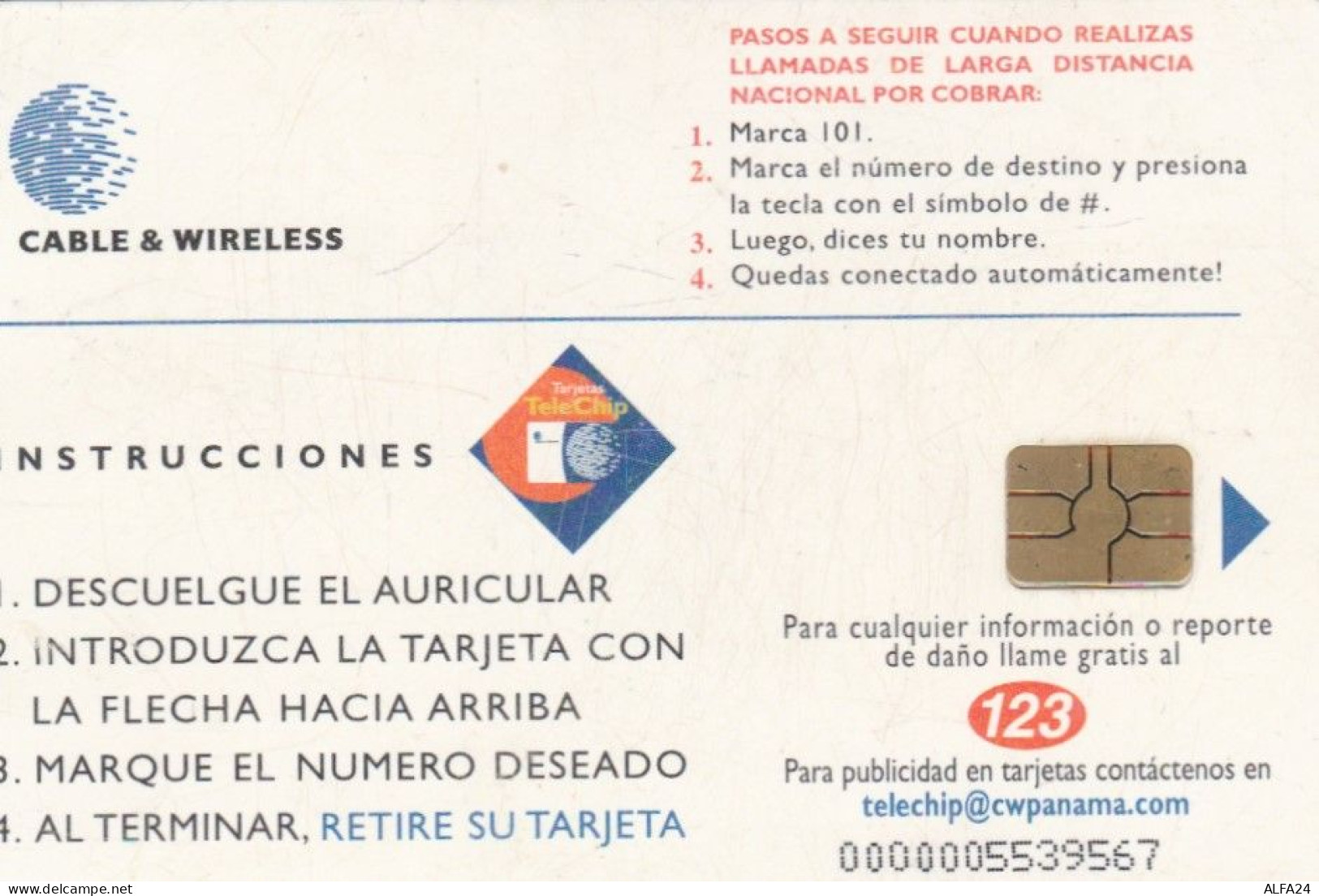 PHONE CARD PANAMA (E83.6.3 - Panama