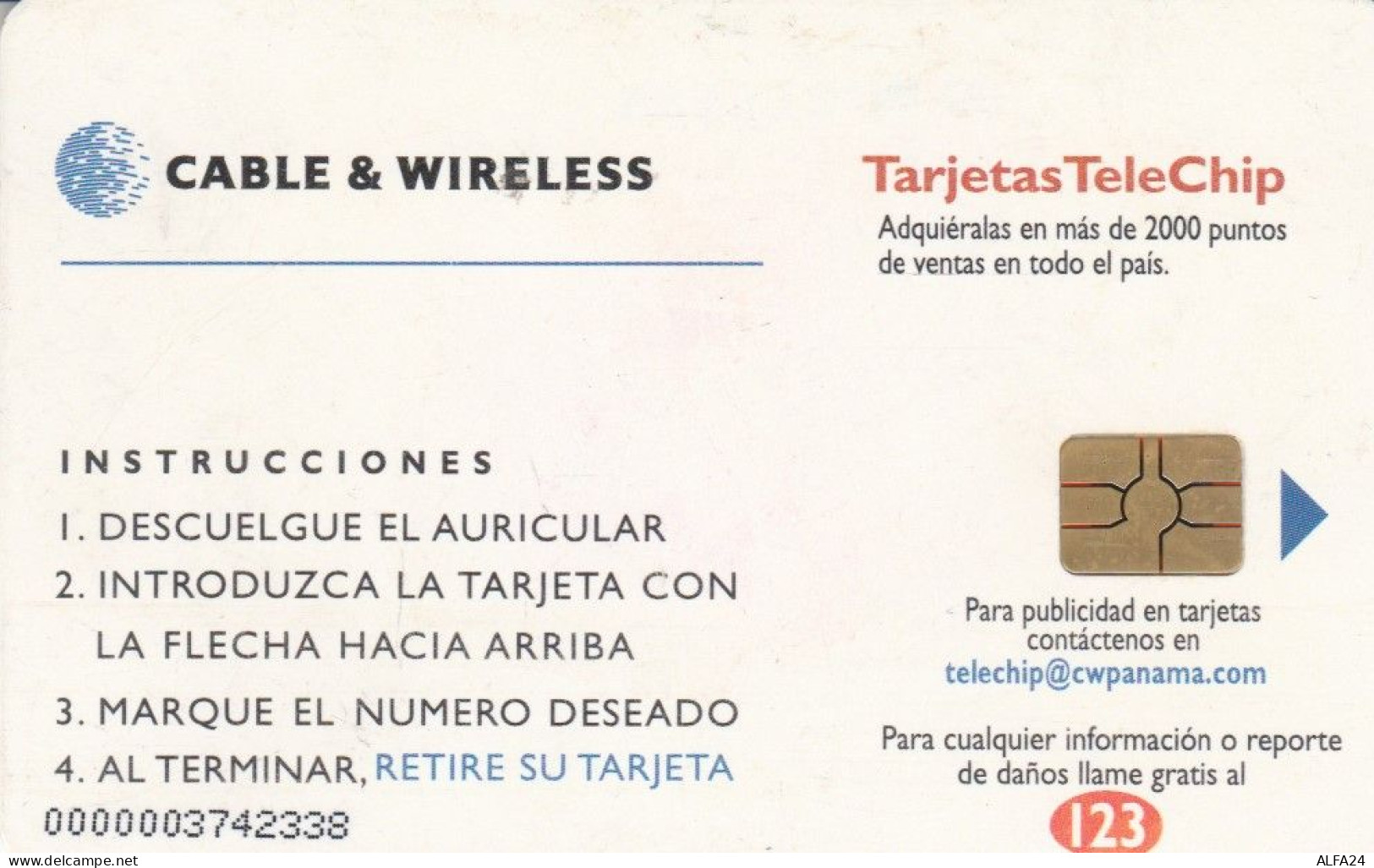 PHONE CARD PANAMA (E83.5.6 - Panama