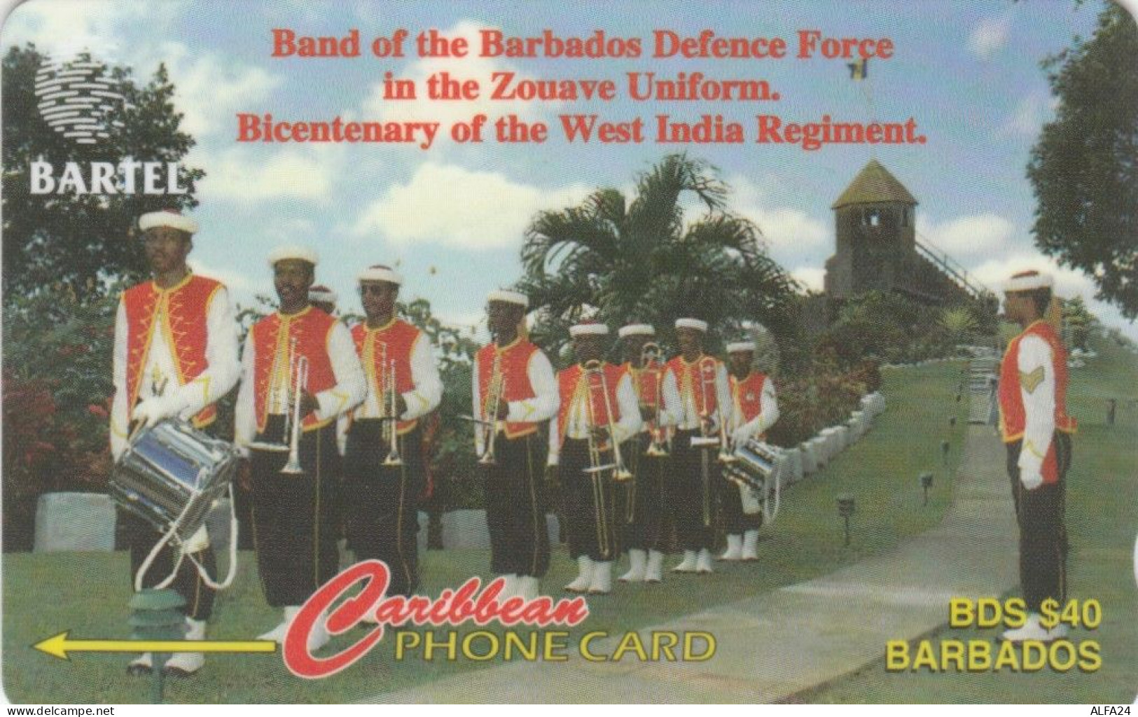 PHONE CARD BARBADOS (E83.4.4 - Barbados (Barbuda)