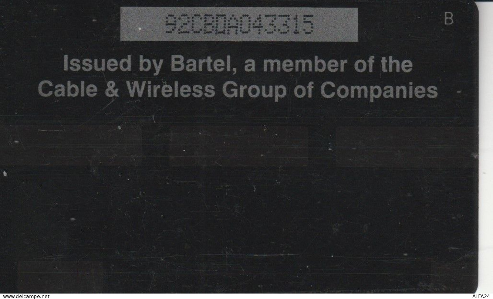 PHONE CARD BARBADOS (E83.4.1 - Barbados (Barbuda)