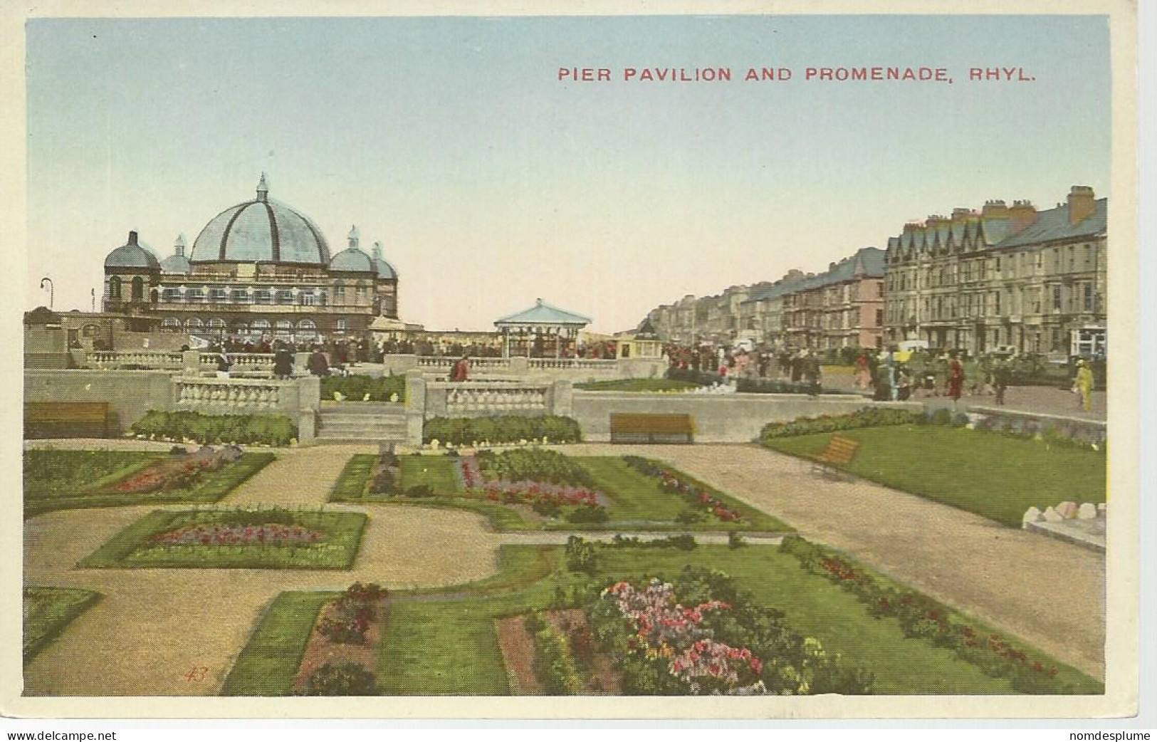 28842) UK Wales Rhyl Pier Pavilion And Promenade By British Production - Denbighshire