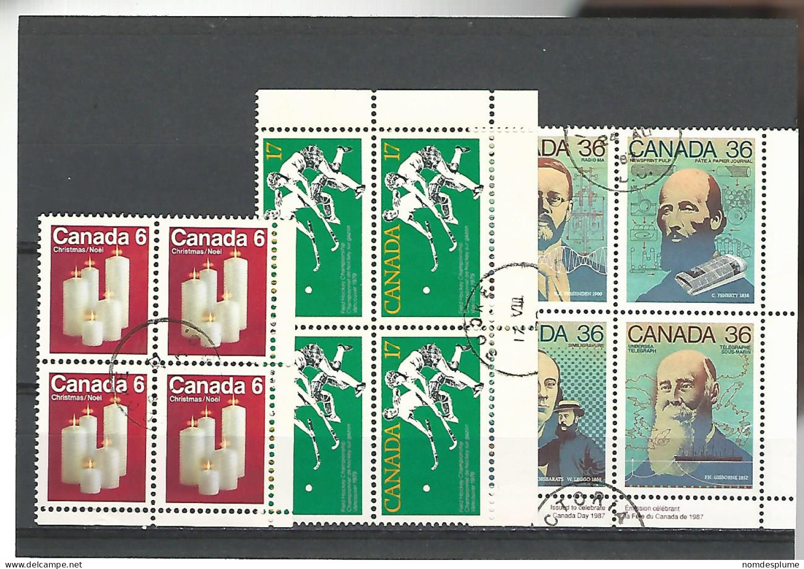 54551 ) Collection Canada Block - Blocks & Sheetlets