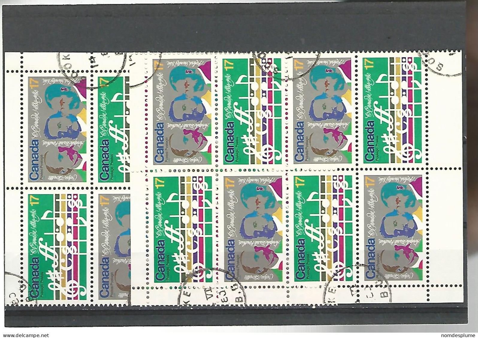 54553 ) Collection Canada Block - Hojas Bloque