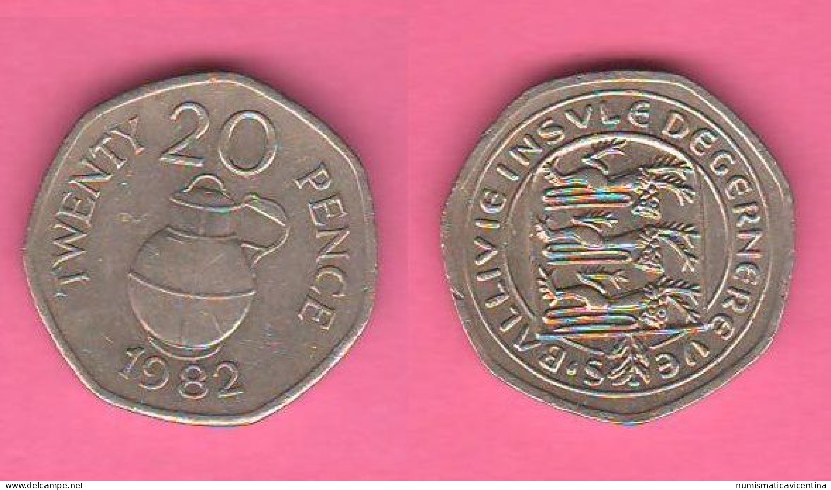 Guernsey Guernesey 20 Pence 1982 - Guernesey