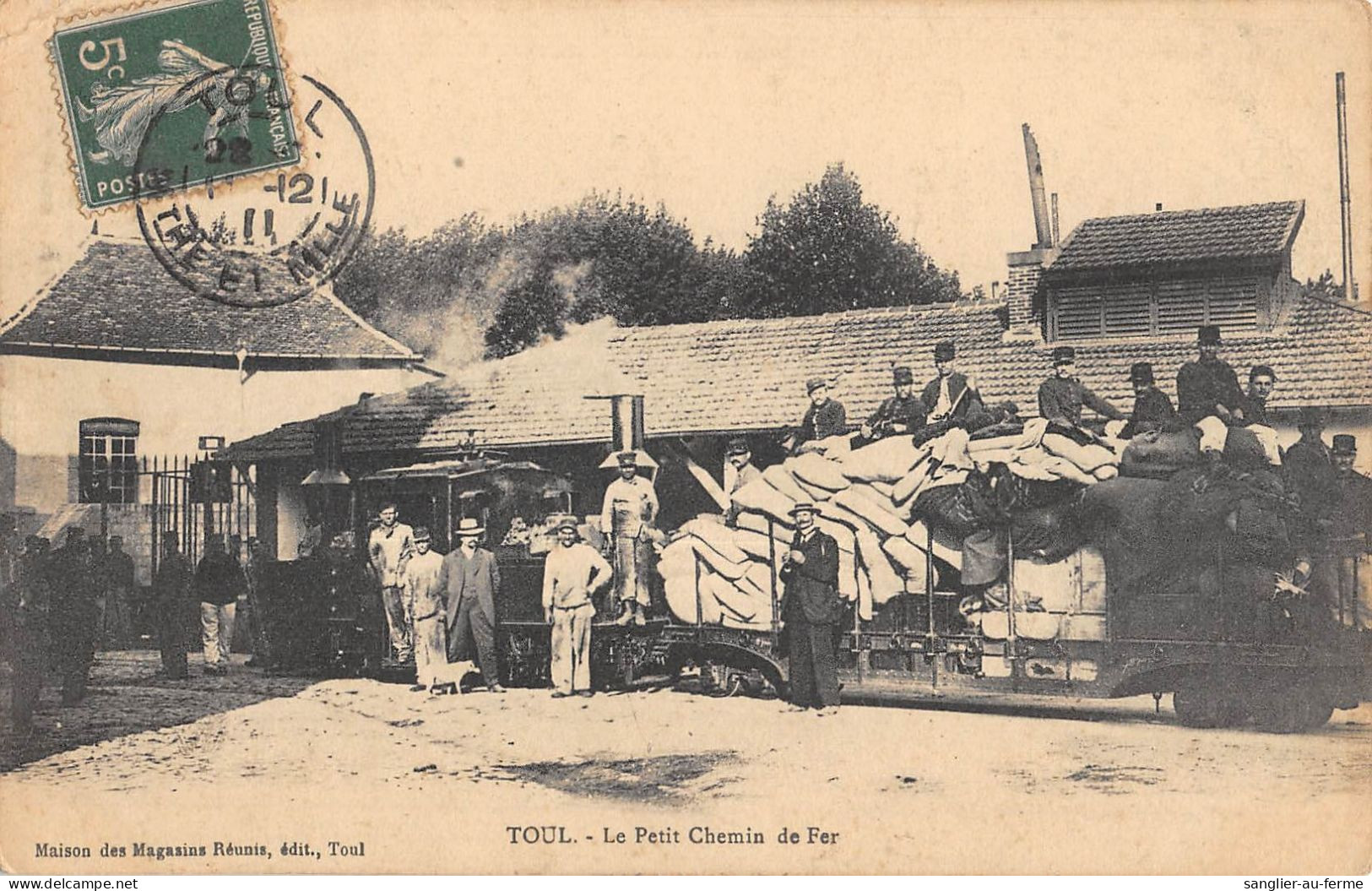 CPA 54 TOUL / LE PETIT CHEMIN DE FER - Toul