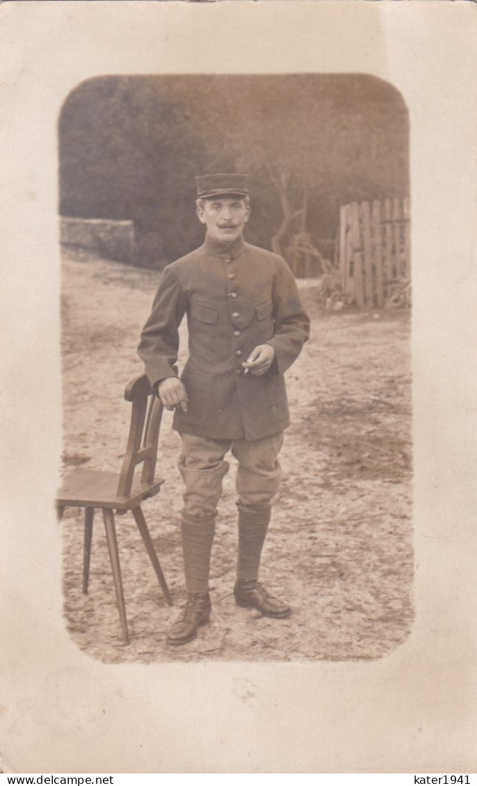 Fotokaart - Charles De Keijser 04.12.1916 - Ingelmunster - Feldpost . - Uniformes
