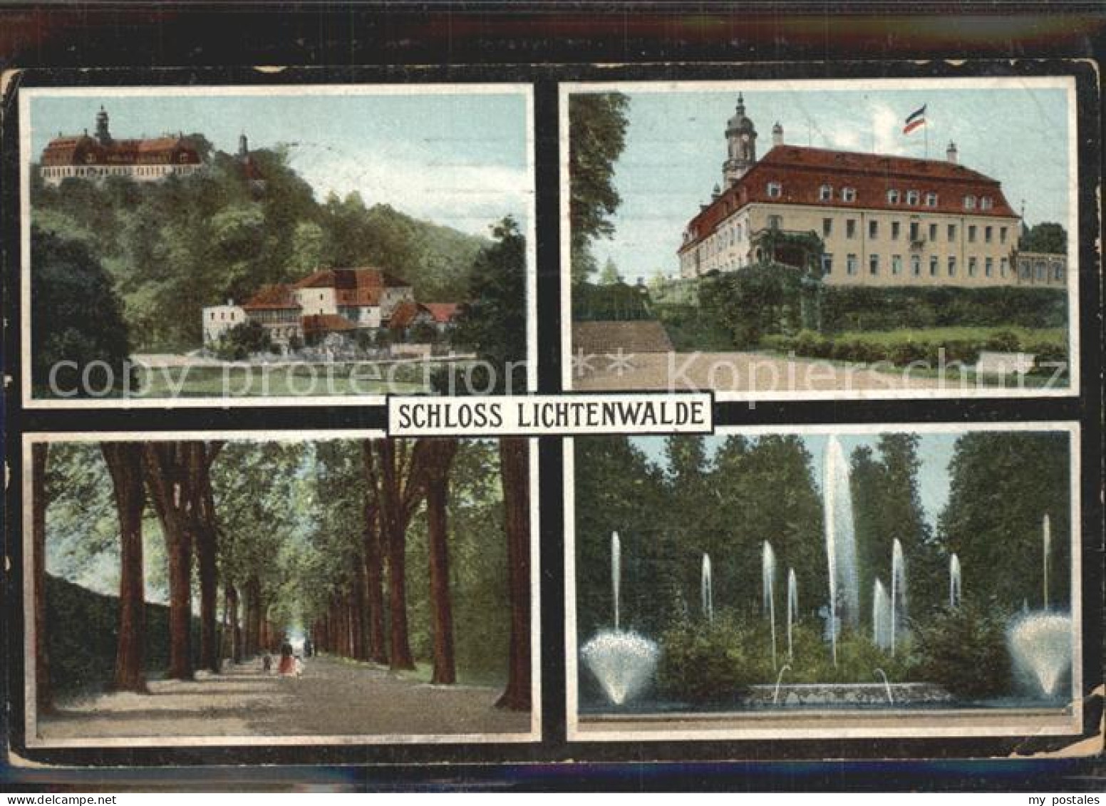 42244257 Lichtenwalde Sachsen Schloss Wasserkuenste Baumallee Lichtenwalde - Niederwiesa