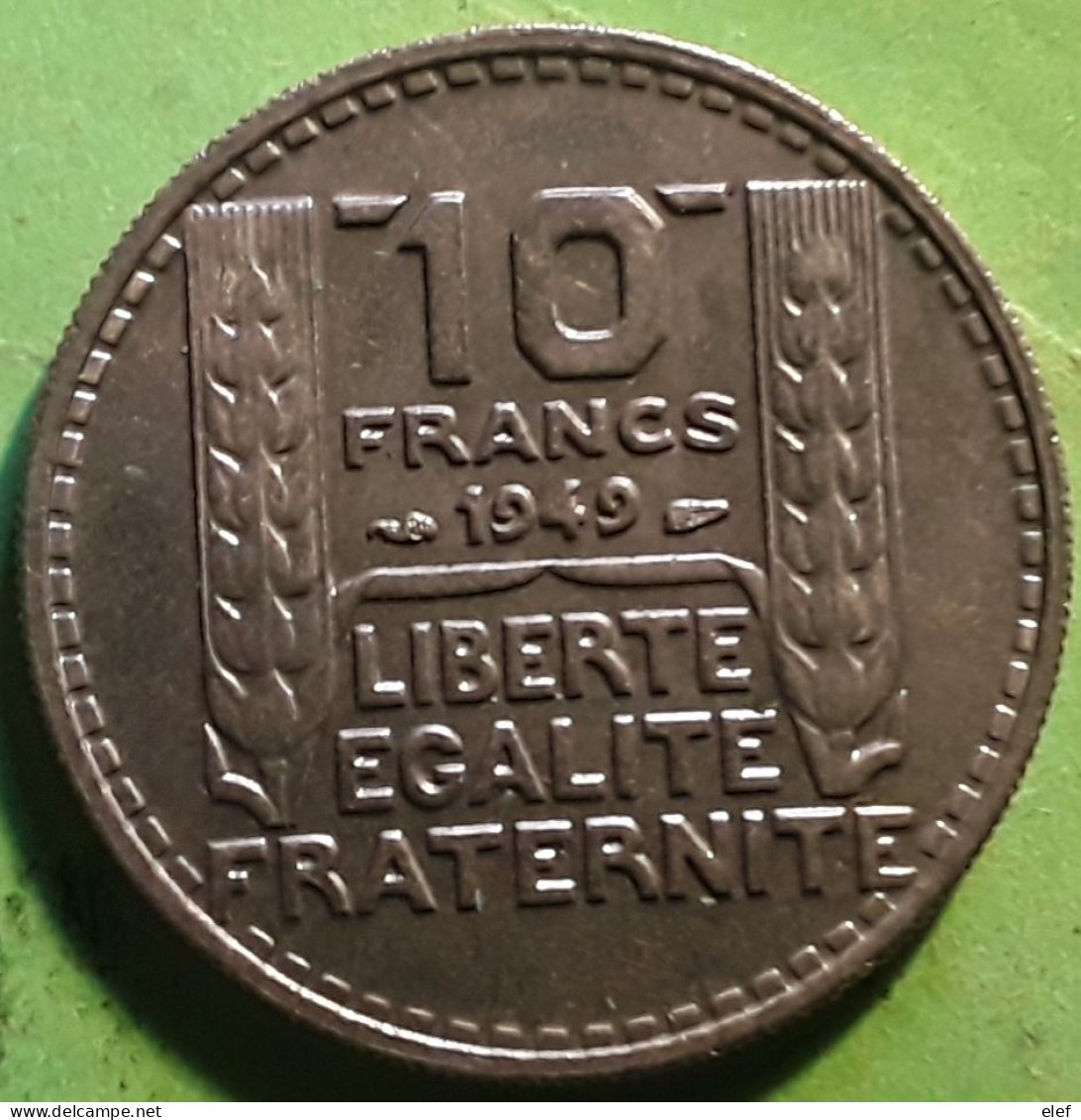 Monnaie Moneta Coin   France , 10 F FRANCS, Turin ,  , 1949 - 10 Francs