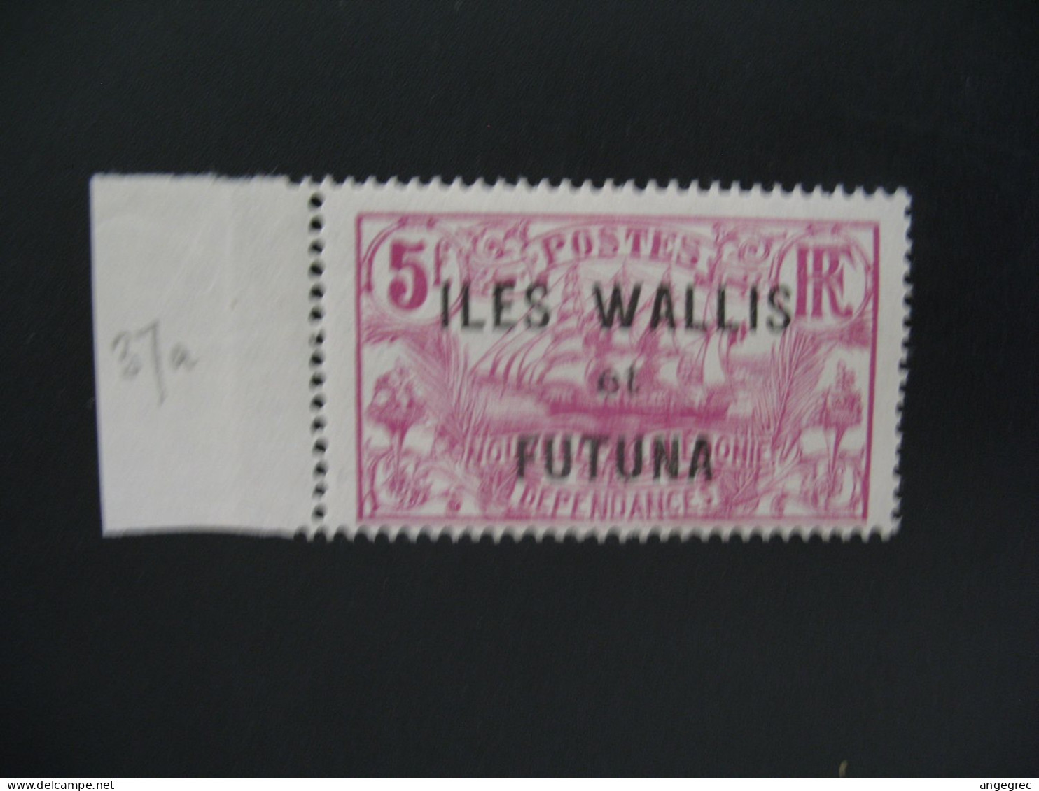 Wallis Et Futuna 1924-1927 Stamps French Colonies N° 37 A Neuf * C: 400 € - Unused Stamps