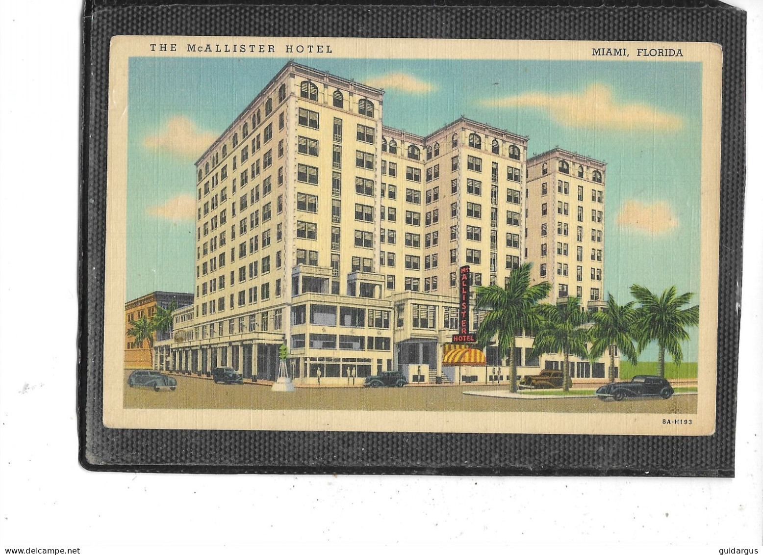 ETATS -UNIS-D'AMERIQUE- MIAMI- The McALLISTER HOTEL - Miami