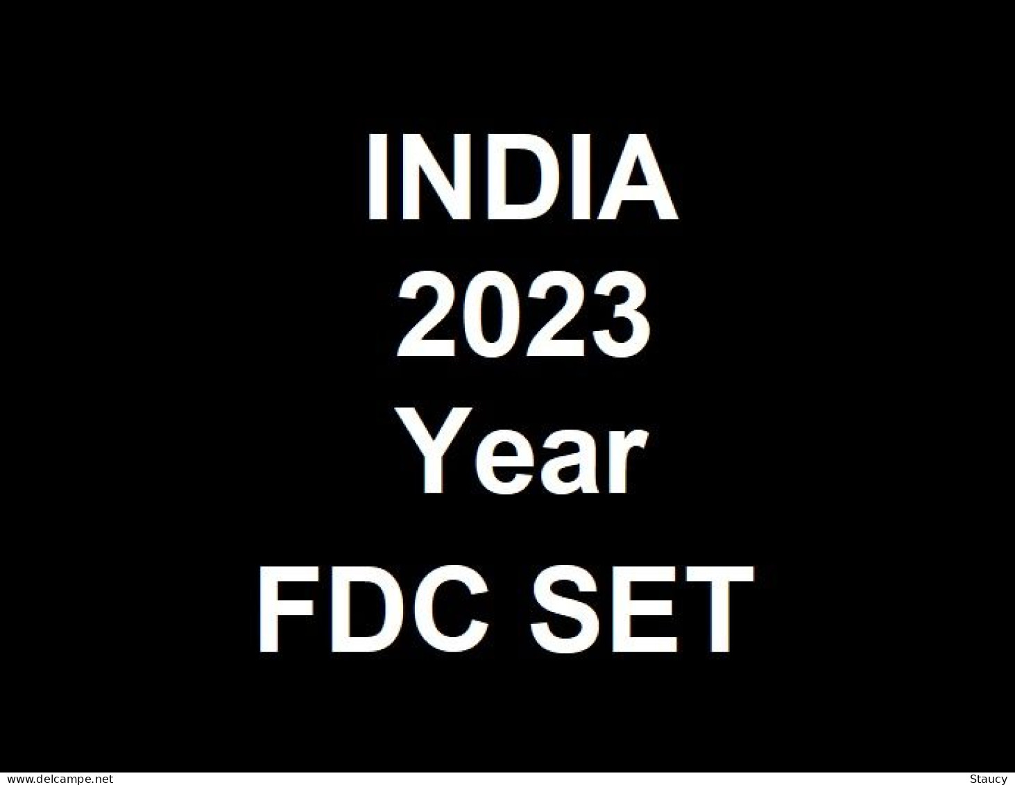 India 2023 Complete Year Collection Of 47 FIRST DAY COVER'S FDC'S Year Pack As Per Scan RARE To Get - Full Years