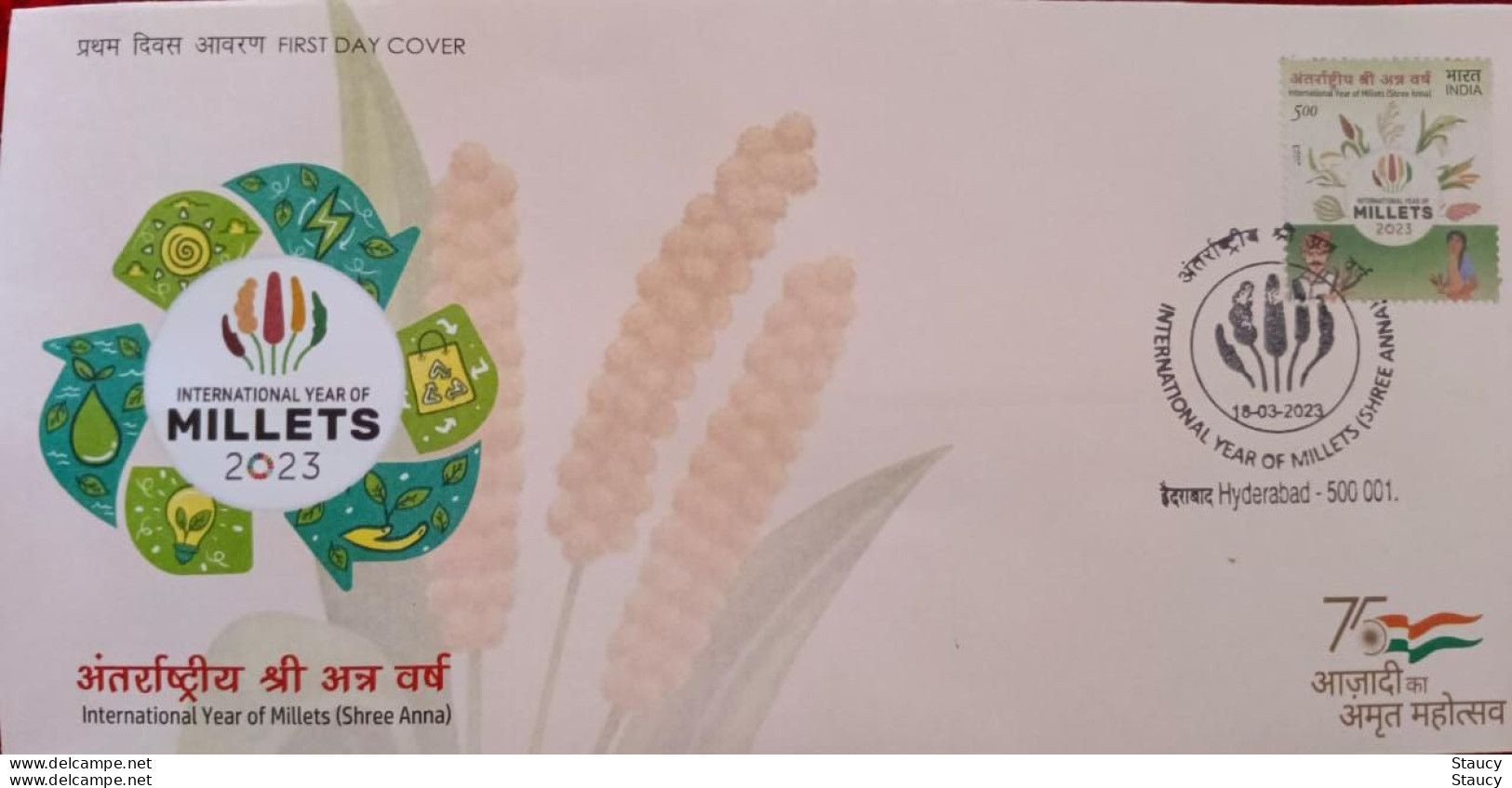 India 2023 Complete Year Collection of 47 FIRST DAY COVER'S FDC'S year Pack as per scan RARE to get