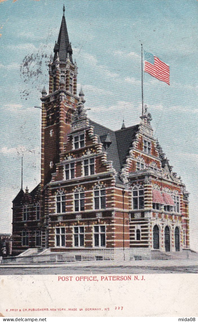 POST OFFICE , PATERSON  N. J . - Paterson