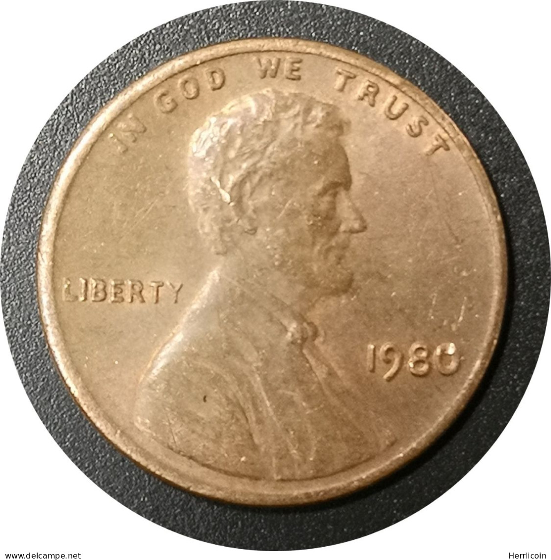 Monnaie Etats-Unis - 1980 -  1 Cent "Lincoln Memorial Penny" - 1959-…: Lincoln, Memorial Reverse