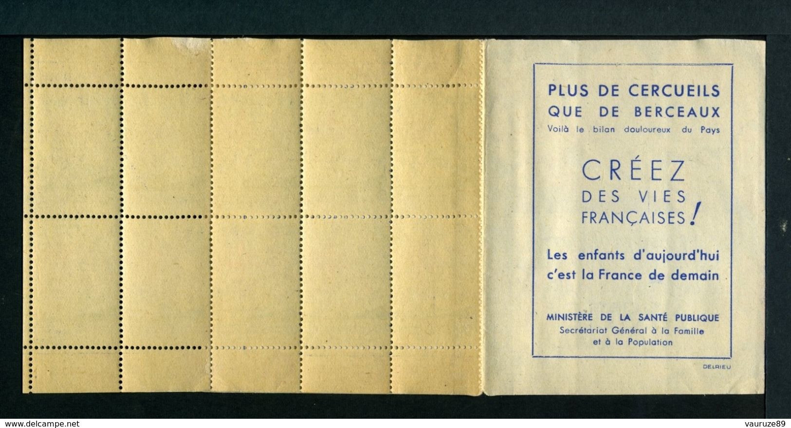 Carnet De 1945  - Tuberculose - Antituberculeux - VAR Fond Gris-bleu Page 1-PUB  GIBBS Rouge Nestlé Bébé Fleur Bourgeons - Blocs & Carnets