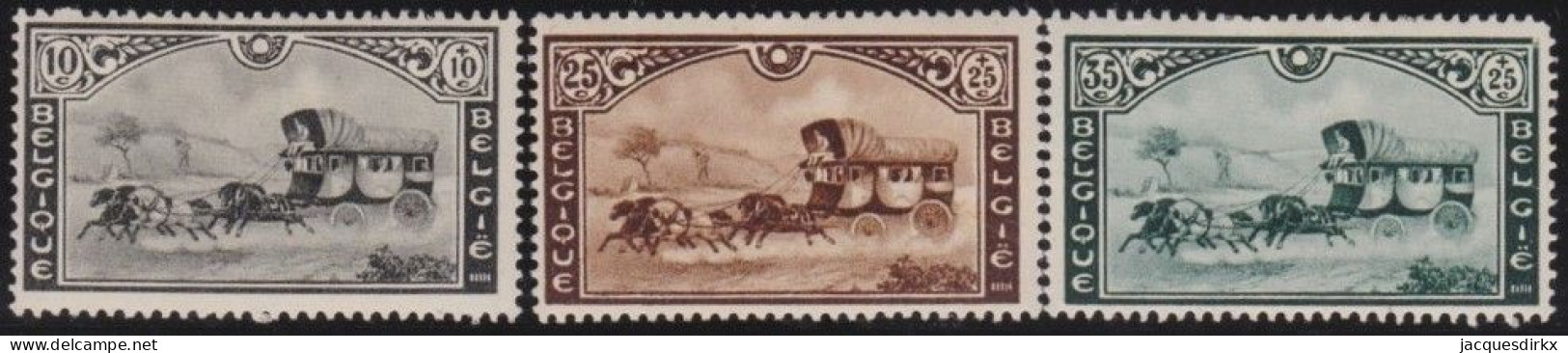 Belgie  .   OBP    .    407/409     .    *    .   Ongebruikt Met Gom    .   /   .    Neuf Avec Gomme - Unused Stamps