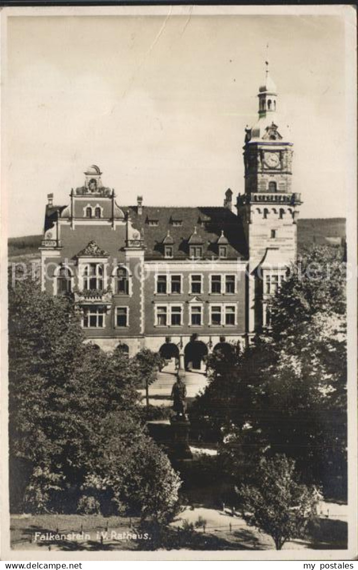 42242323 Falkenstein Vogtland Rathaus Falkenstein - Falkenstein (Vogtland)