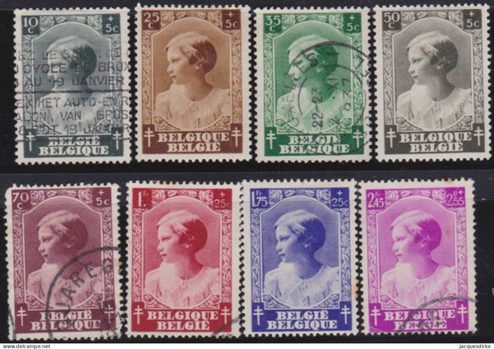 Belgie  .   OBP    .    458/465      .     O   En *   .   Gestempeld En Ongebruikt - Used Stamps