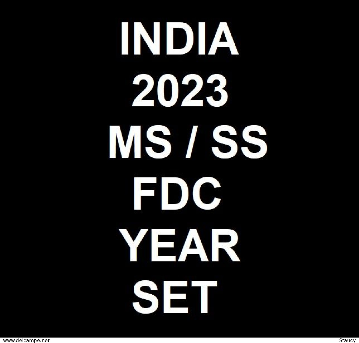 India 2023 Complete Year Collection Of 11 MS / SS FIRST DAY COVER'S FDC'S Year Pack As Per Scan RARE To Get - Full Years