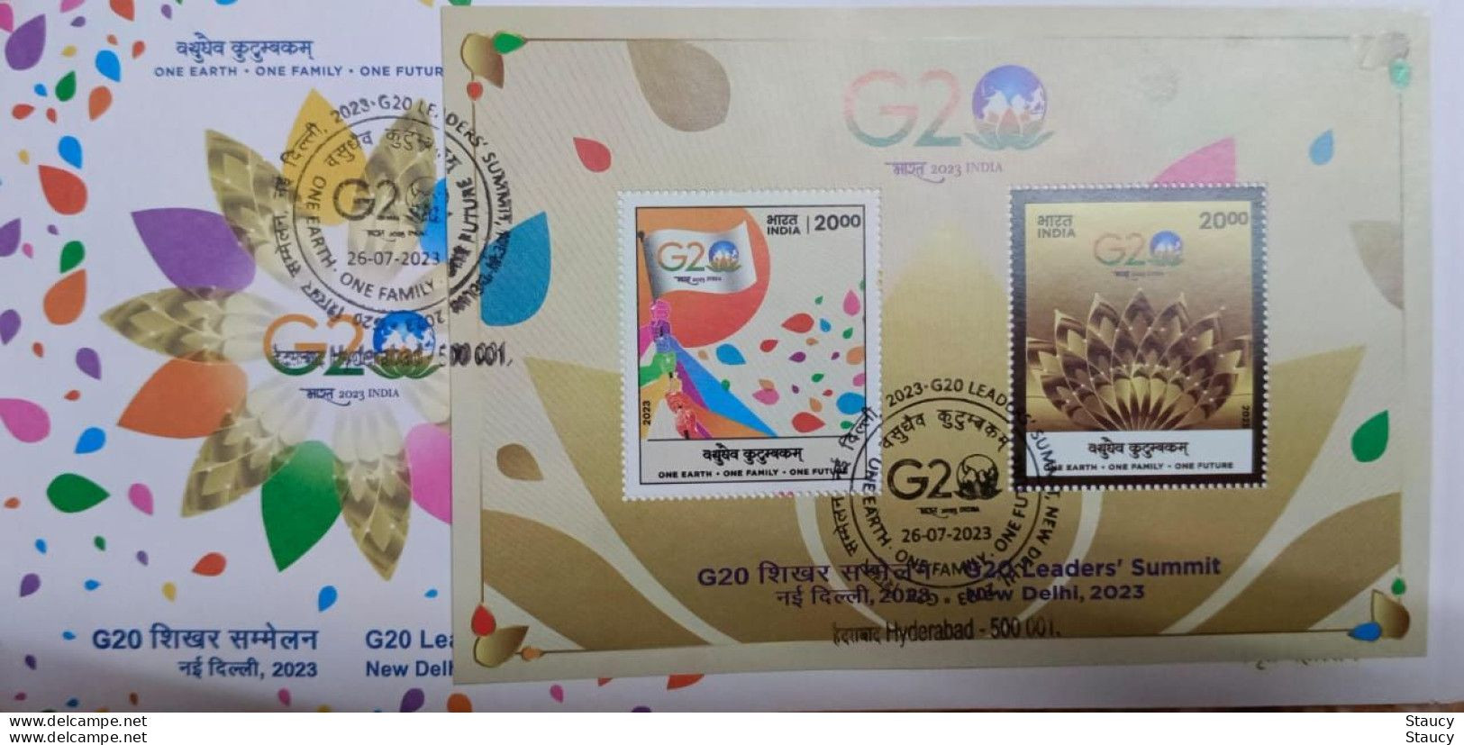 India 2023 Complete Year Collection of 11 MS / SS FIRST DAY COVER'S FDC'S year Pack as per scan RARE to get