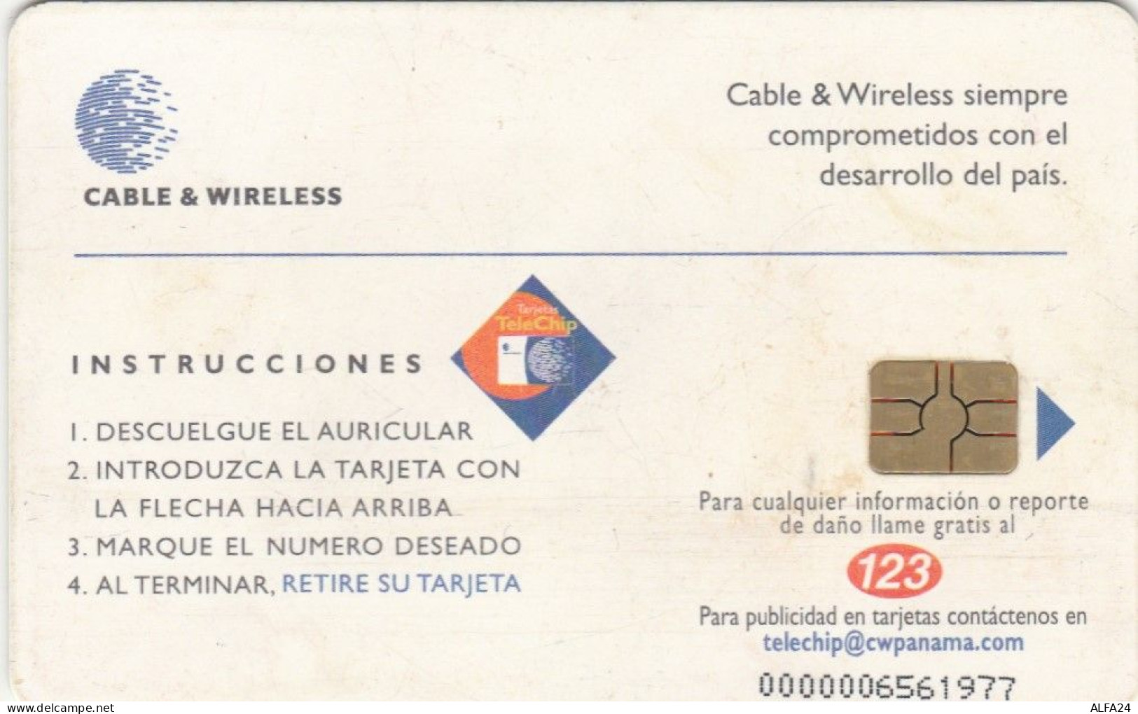 PHONE CARD PANAMA (E84.22.8 - Panamá