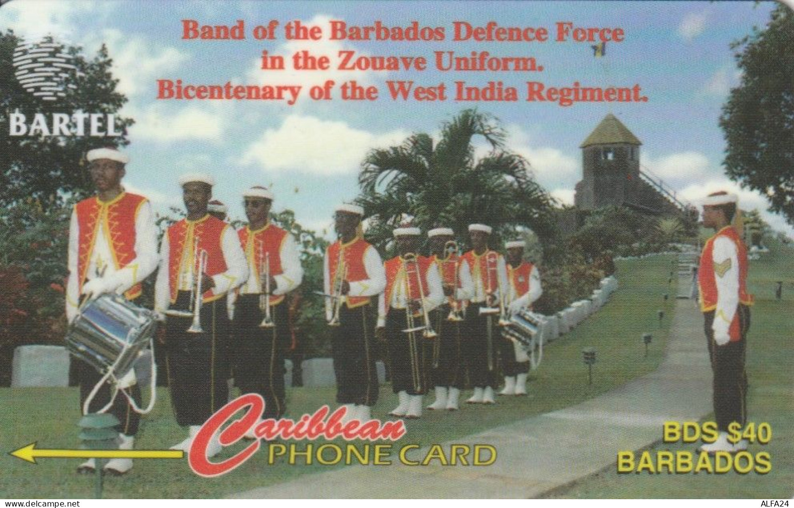 PHONE CARD BARBADOS (E84.22.3 - Barbados (Barbuda)