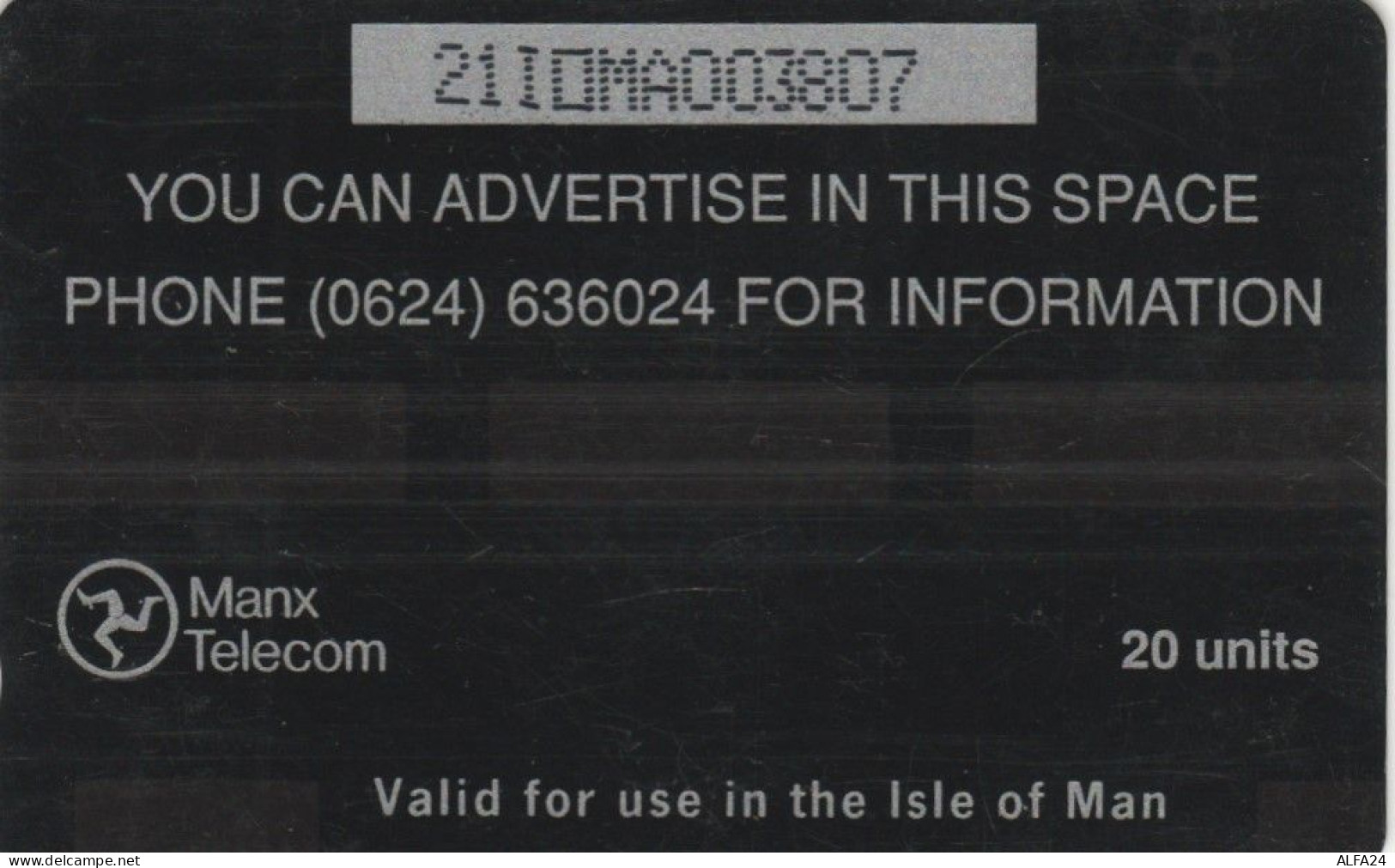 PHONE CARD ISOLA MAN (E84.24.8 - Eiland Man