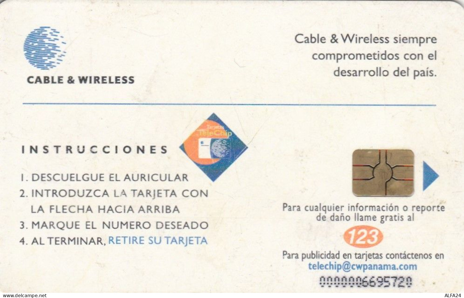 PHONE CARD PANAMA (E84.22.7 - Panama