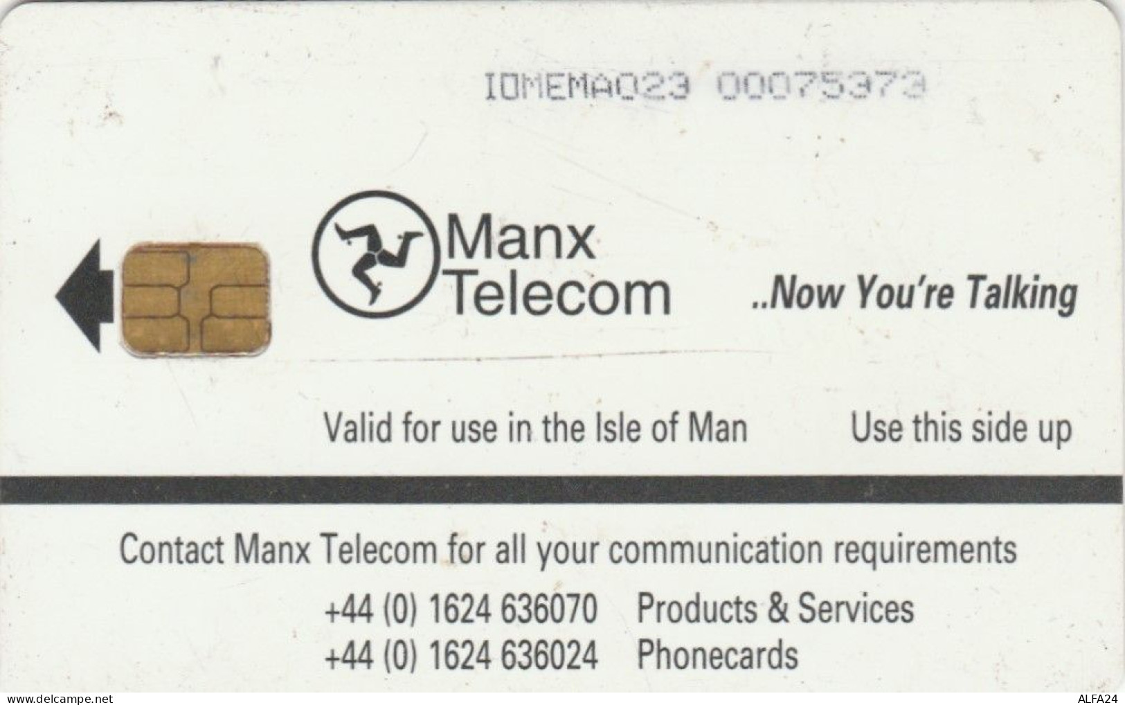 PHONE CARD ISOLA MAN (E84.24.2 - Eiland Man