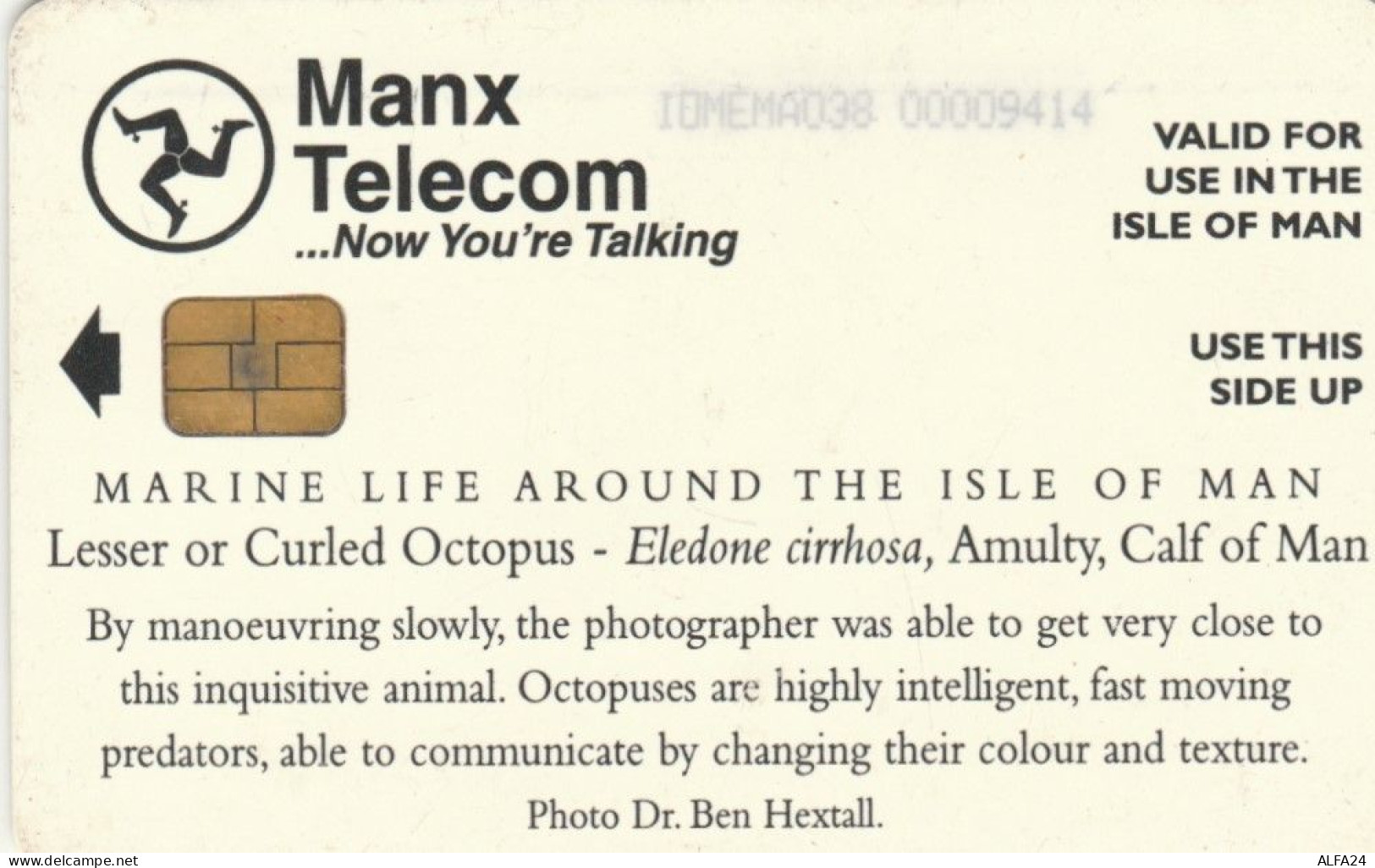 PHONE CARD ISOLA MAN (E84.23.6 - Île De Man