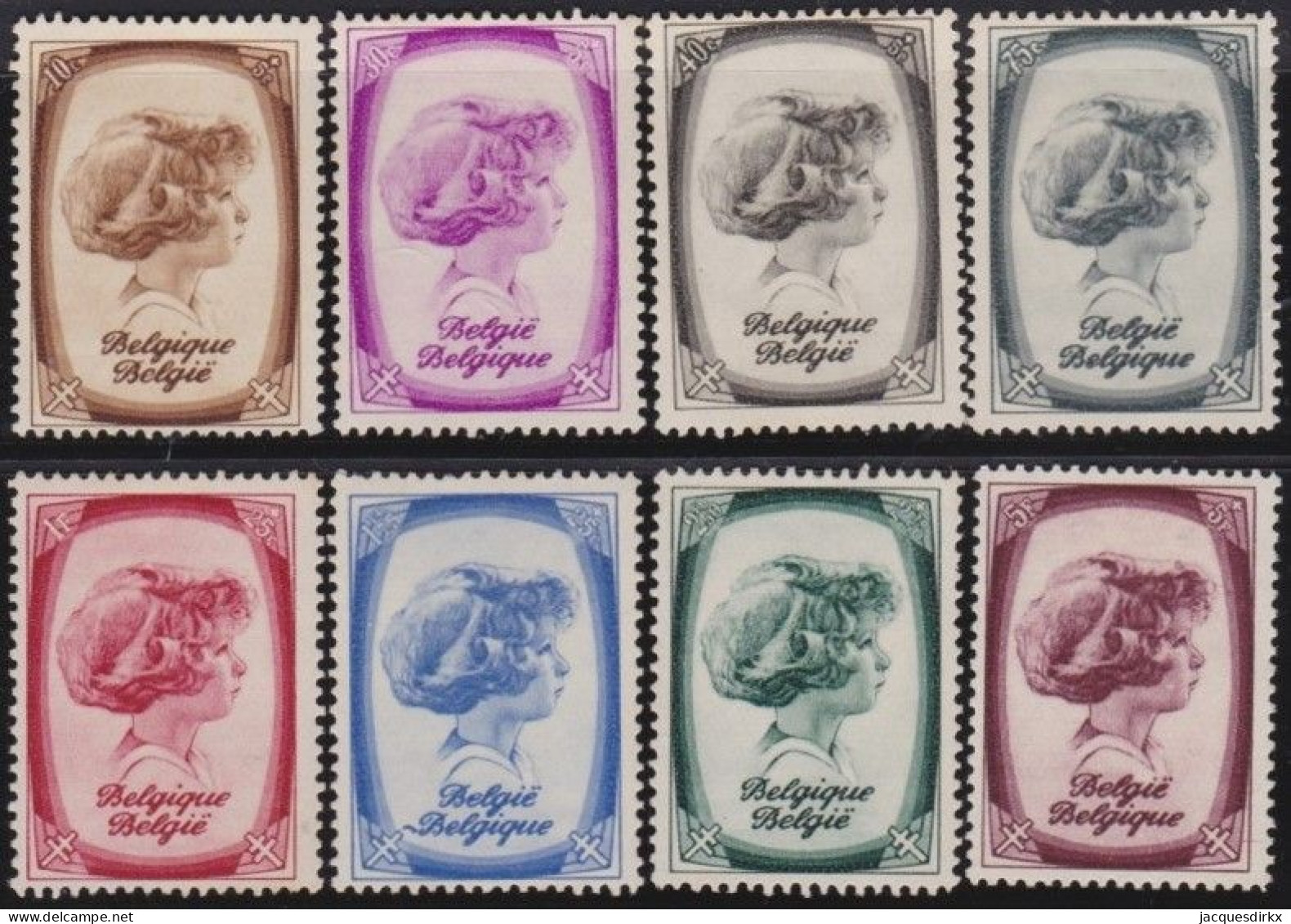 Belgie  .   OBP    .    488/495     .    (*)   .   Ongebruikt Zonder Gom    .   /   .    Neuf Sans Gomme - Unused Stamps