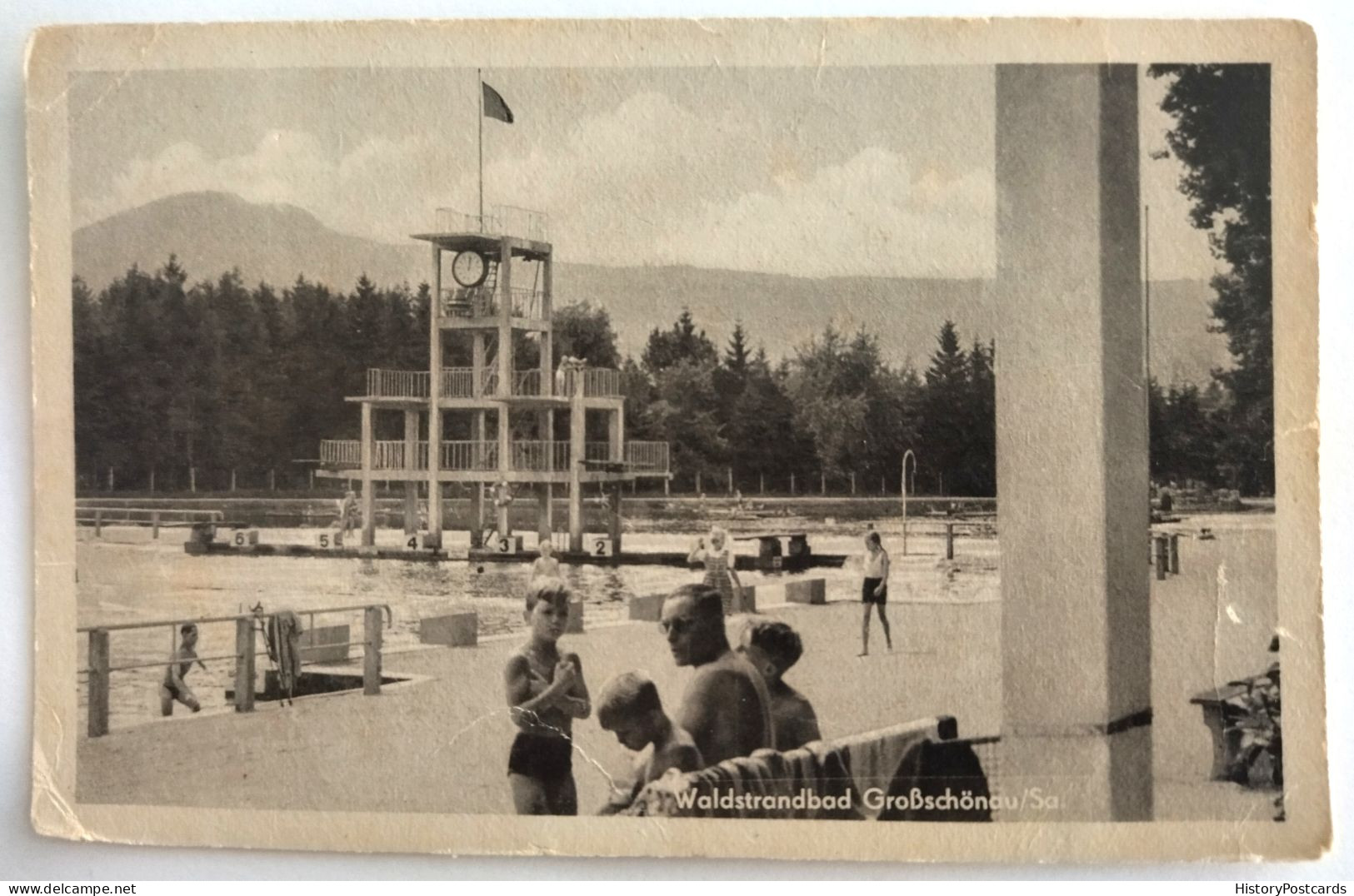 Grossschönau, Waldstrandbad, 1953 - Grossschönau (Sachsen)