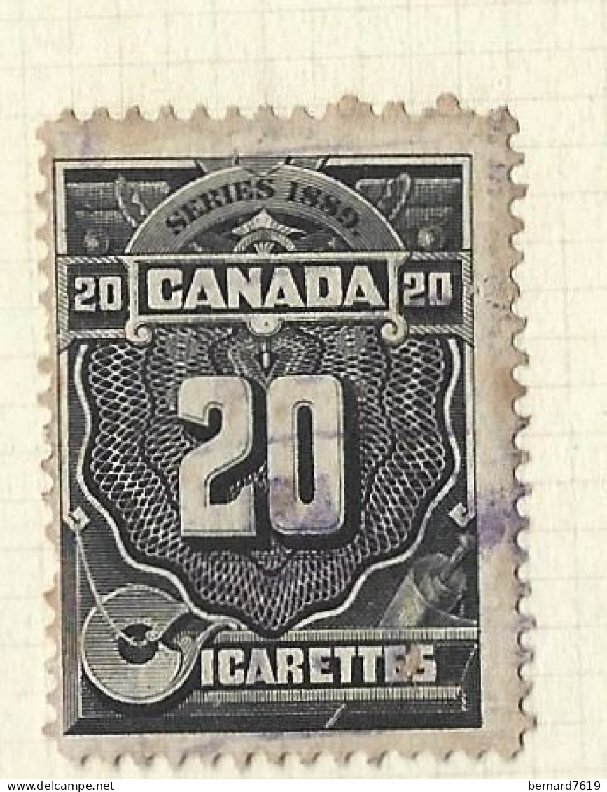 Timbres Taxe  -  Canada - Cigarette - 20 - Fiscale Zegels